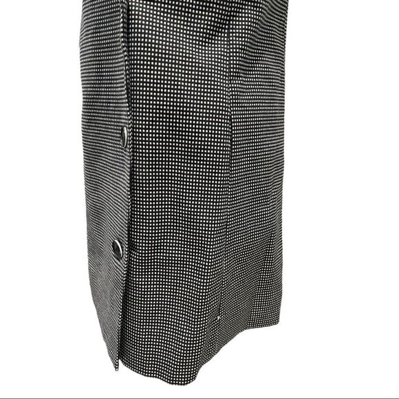 pearl by Lela Rose Sleeveless Checked Double Breasted Sheath Dress Sz 6 - Picture 6 of 15